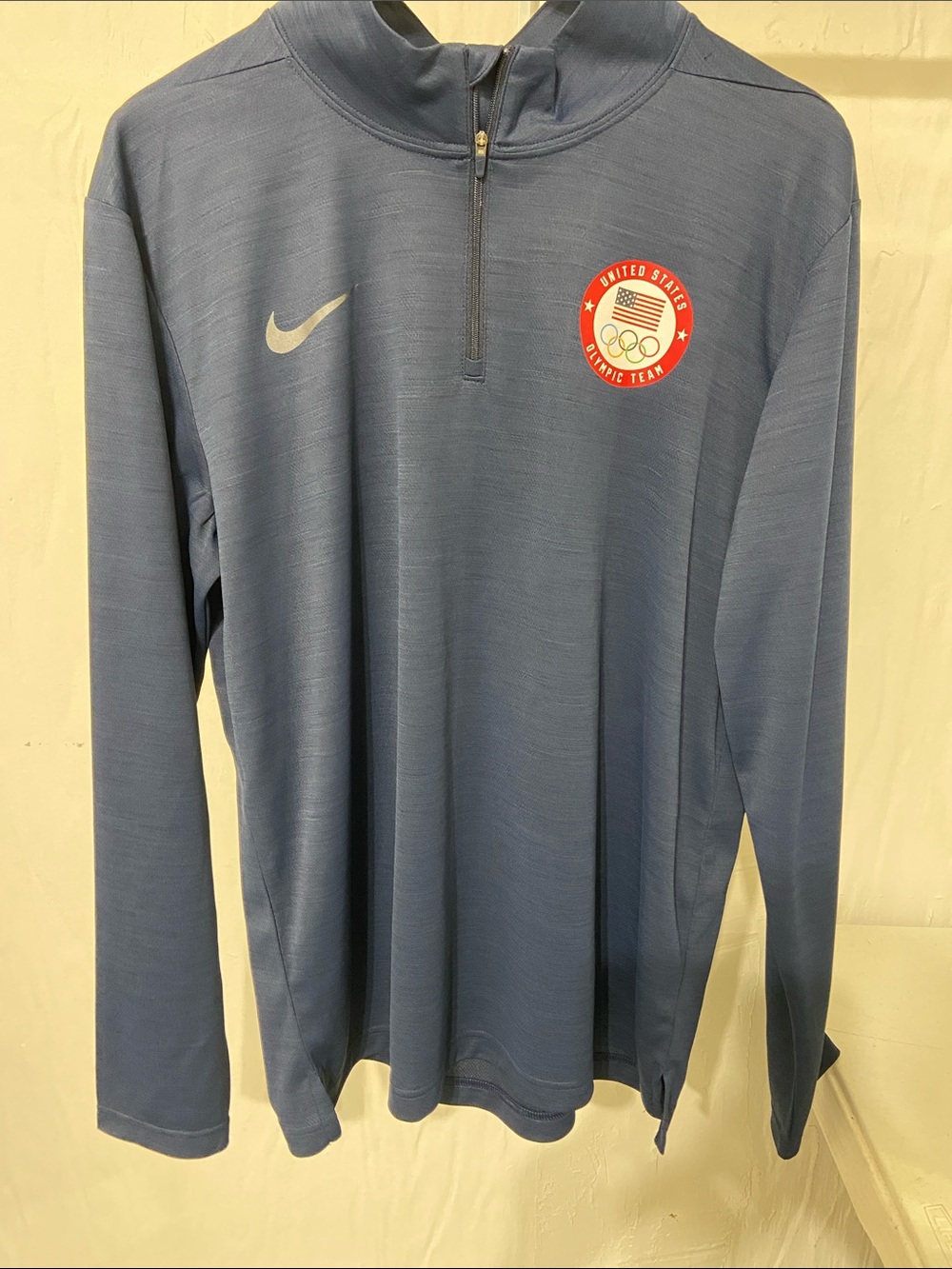 Nike Men’s Light Blue USA Olympic Team Half-Zip Pullover